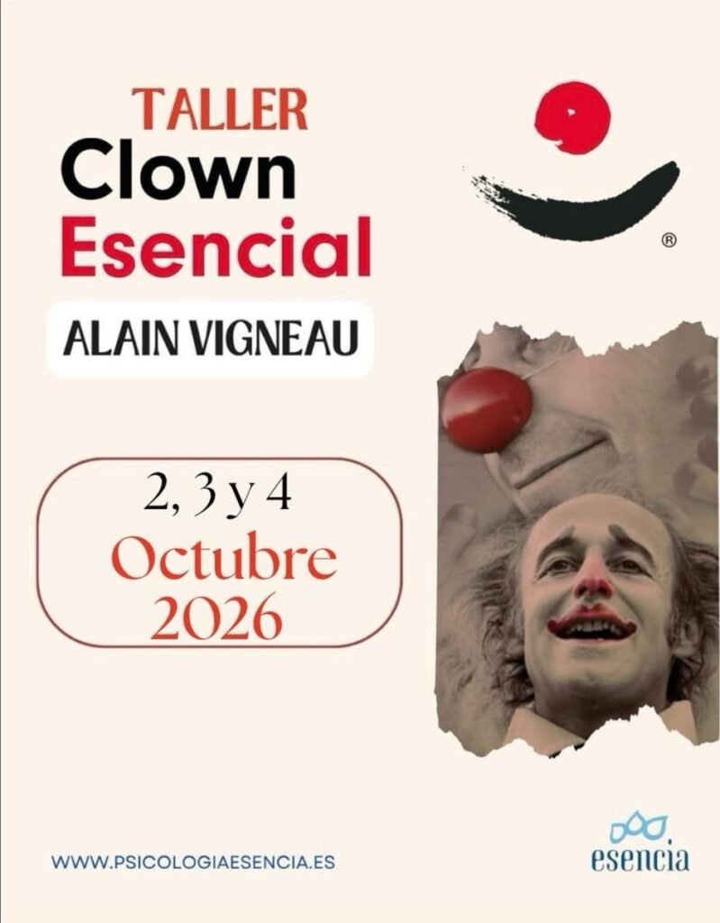 Taller Clown Esencial Alain Vigneau - 2, 3 y 4 de Octubre de 2026